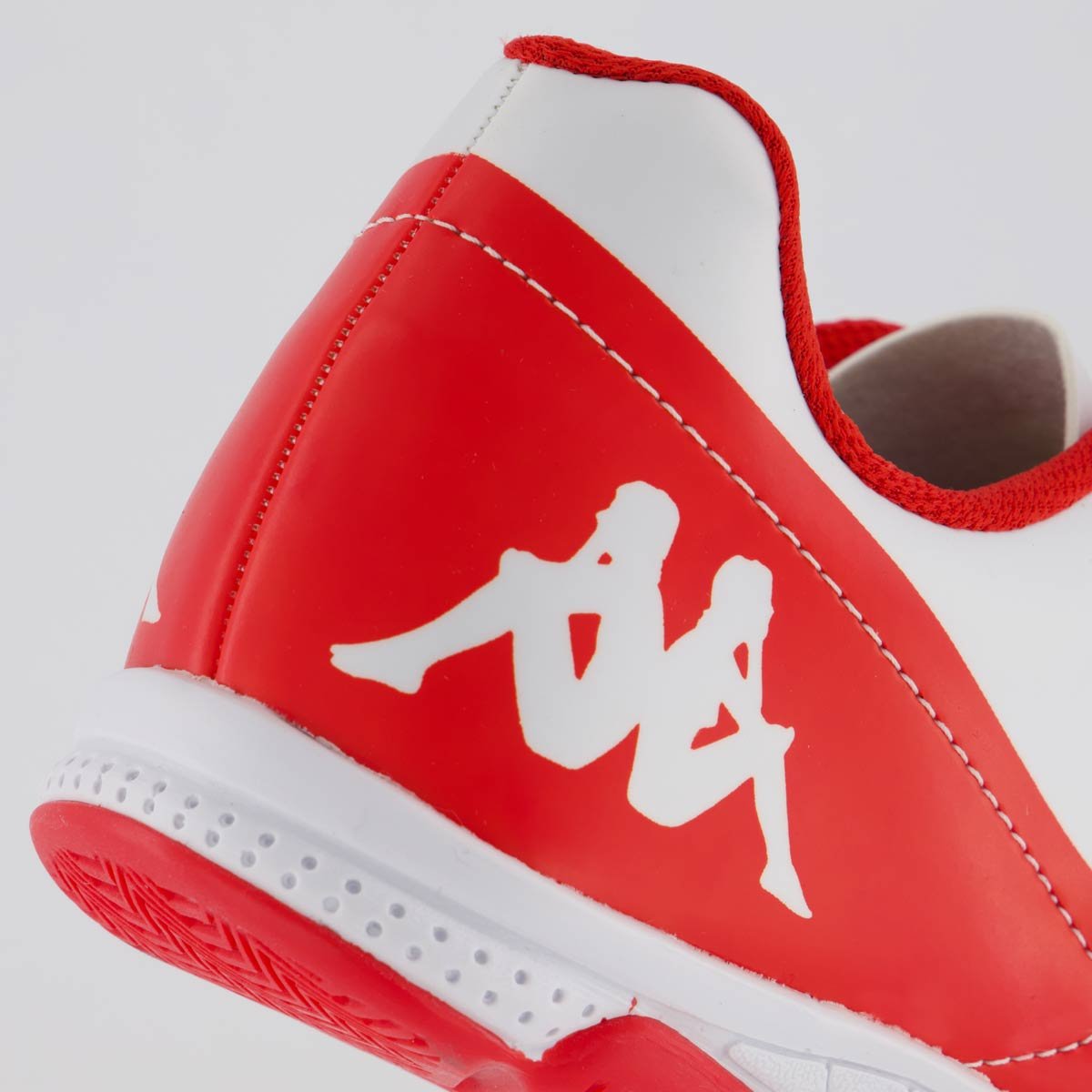 Chuteira Kappa Washington Futsal Branca e Vermelha Branco/Vermelho 6