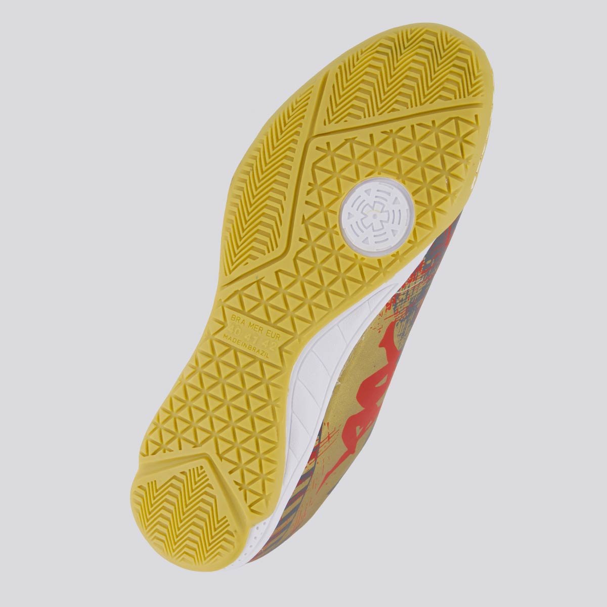 Chuteira Kappa Seattle Futsal Cinza e Dourada Cinza/Dourado 5