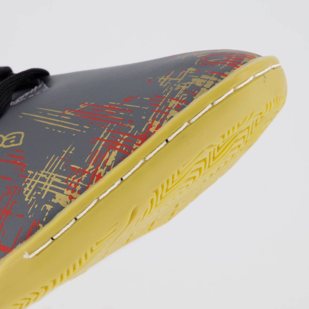 Chuteira Kappa Seattle Futsal Cinza e Dourada Cinza/Dourado 8