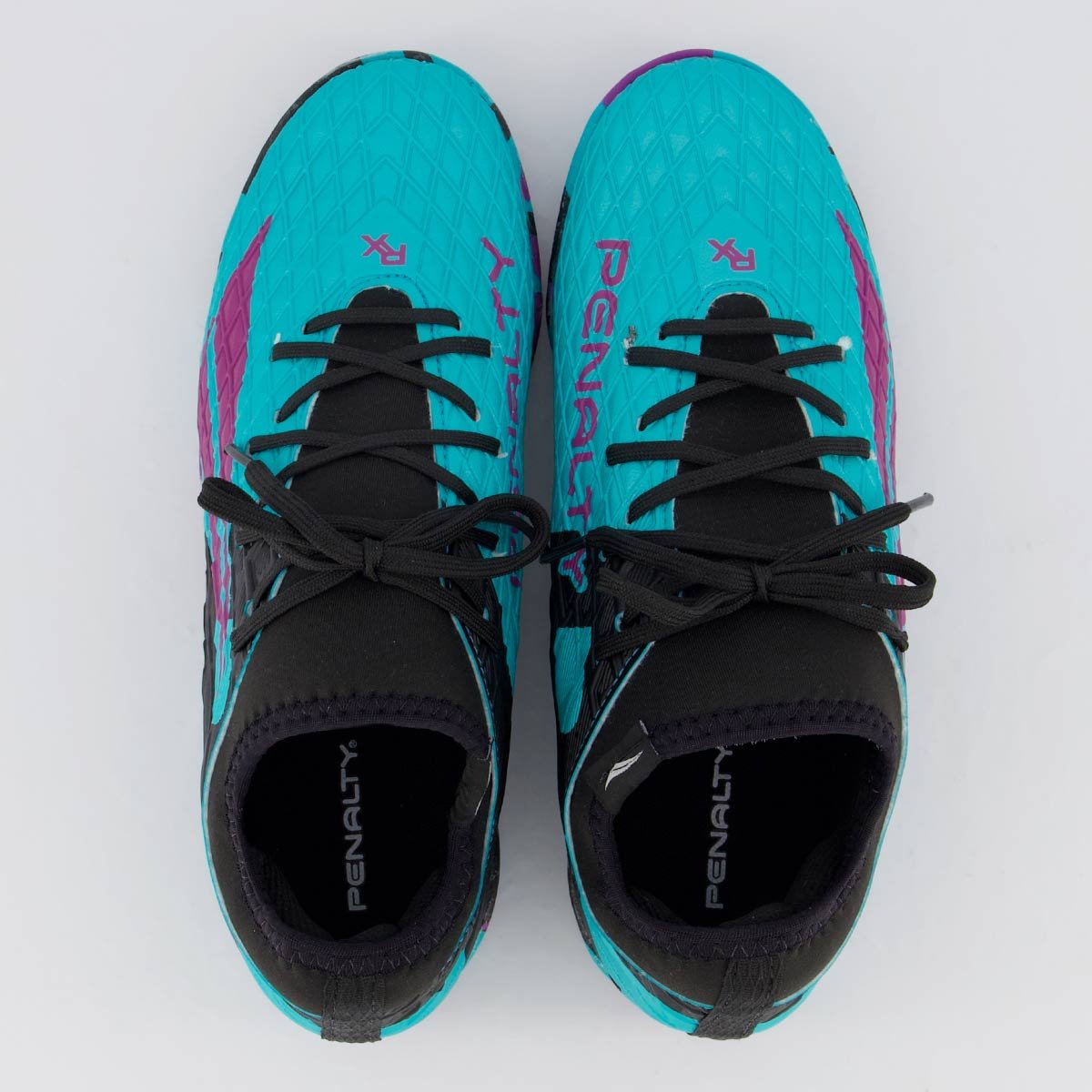 Chuteira Penalty RX Locker Y-3 Futsal Juvenil Azul e Preta Azul/Preto 4
