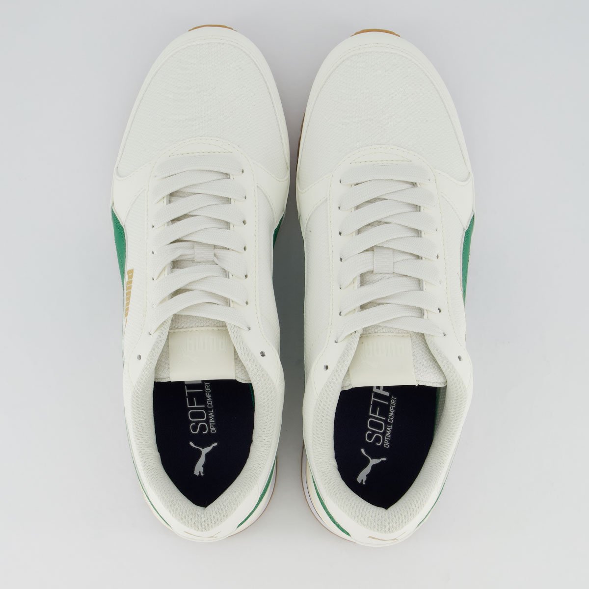Tênis Puma ST Runner V2 BDP Off White e Verde Branco/Verde 4