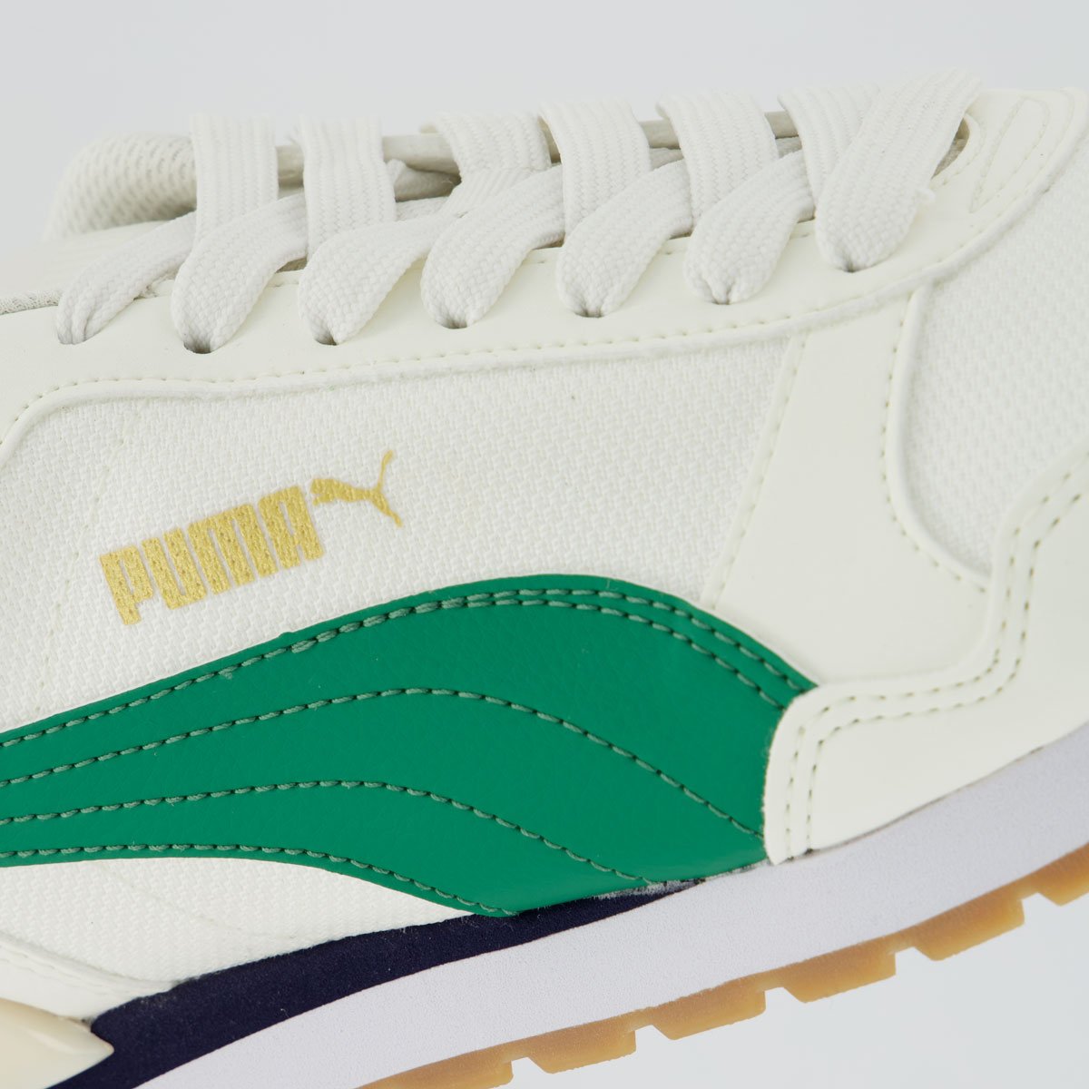 Tênis Puma ST Runner V2 BDP Off White e Verde Branco/Verde 7