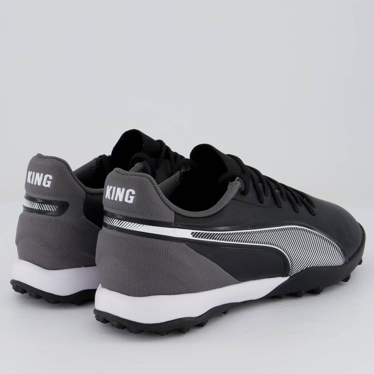 Chuteira Puma King Match TT Society Preto 3
