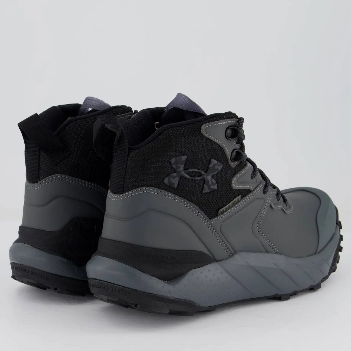 Tênis Under Armour Defense Mid Cinza e Preto Cinza/Preto 3