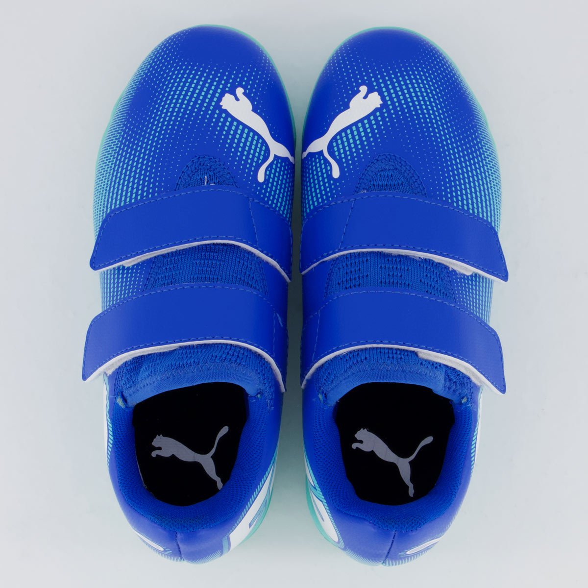 Chuteira Puma Future 7 Play TT Society V PS DP Infantil Azul 4