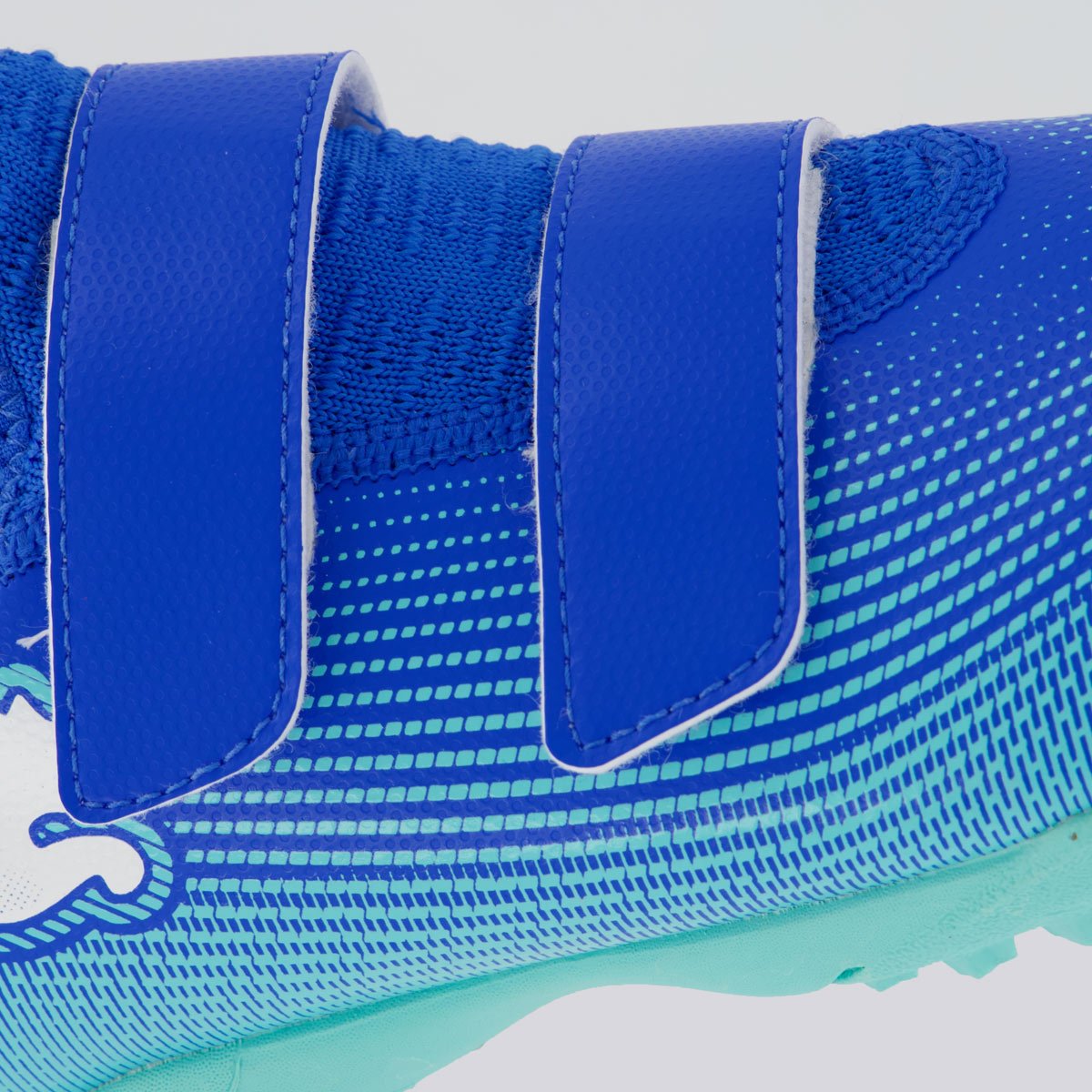 Chuteira Puma Future 7 Play TT Society V PS DP Infantil Azul 7