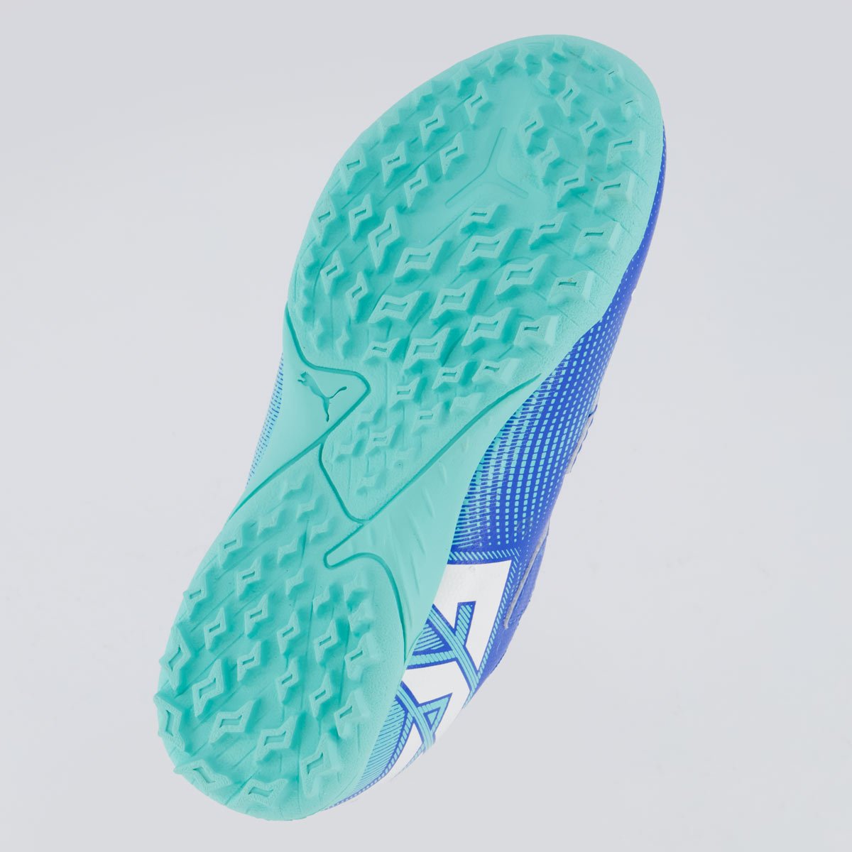 Chuteira Puma Future 7 Play TT Society V PS DP Infantil Azul 5