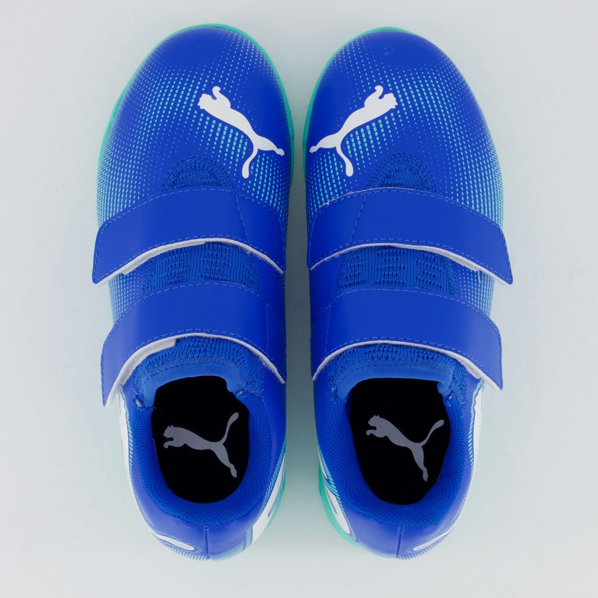 Chuteira Puma Future 7 Play Futsal V Infantil Azul Azul 4