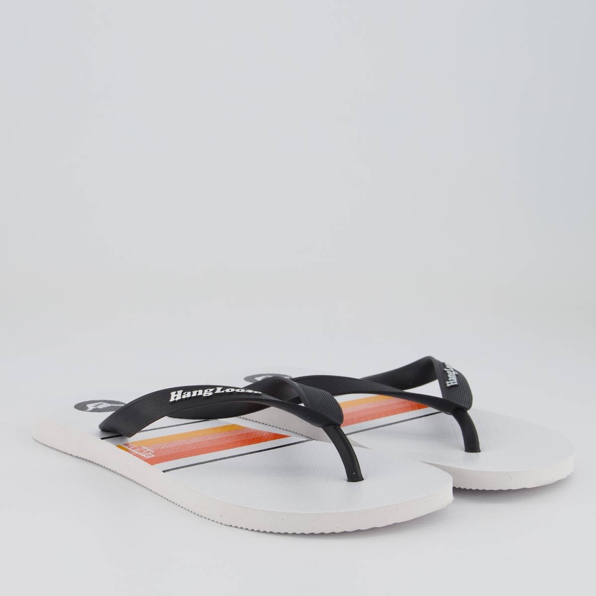 Chinelo Hang Loose Skystripe Branco Branco 3