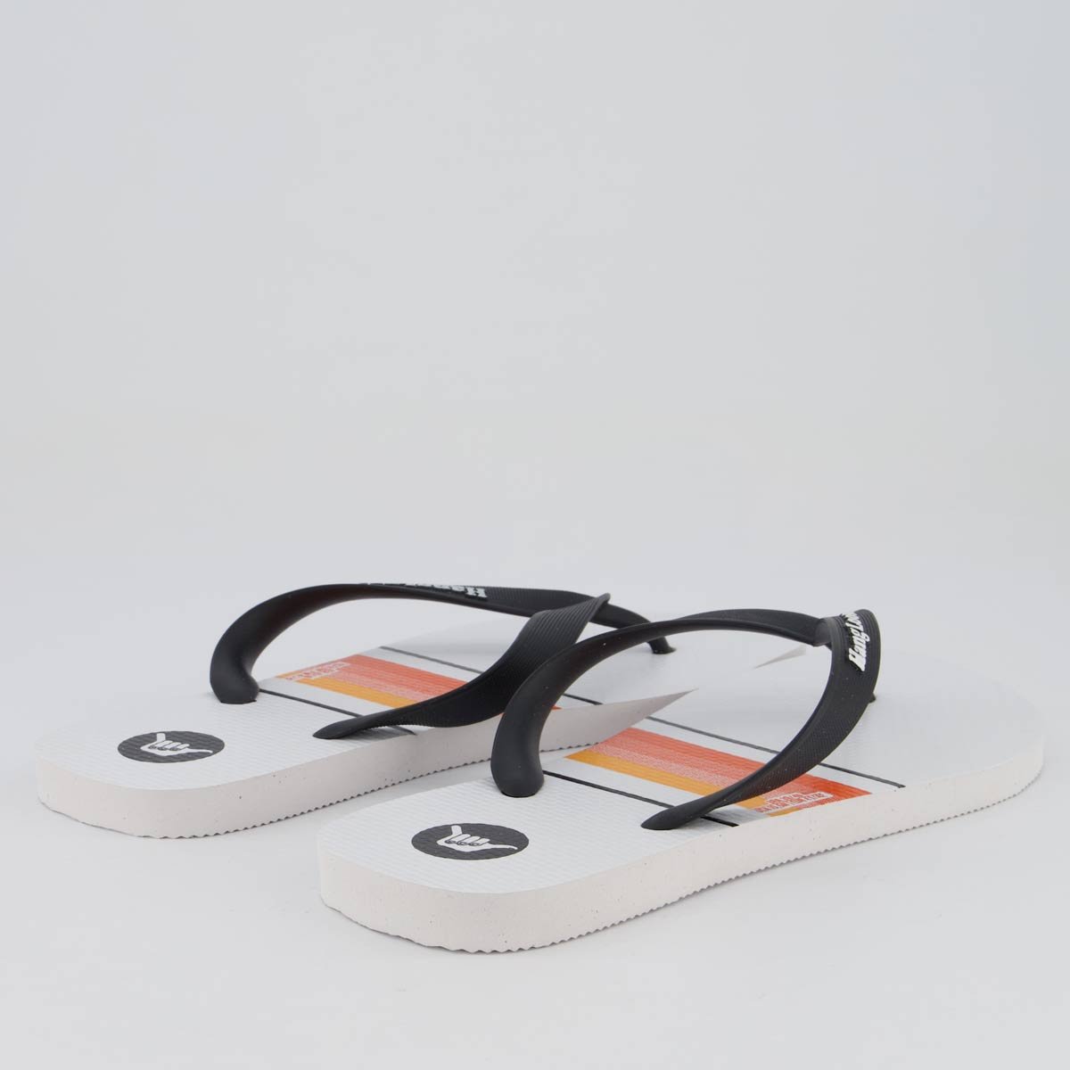 Chinelo Hang Loose Skystripe Branco Branco 4