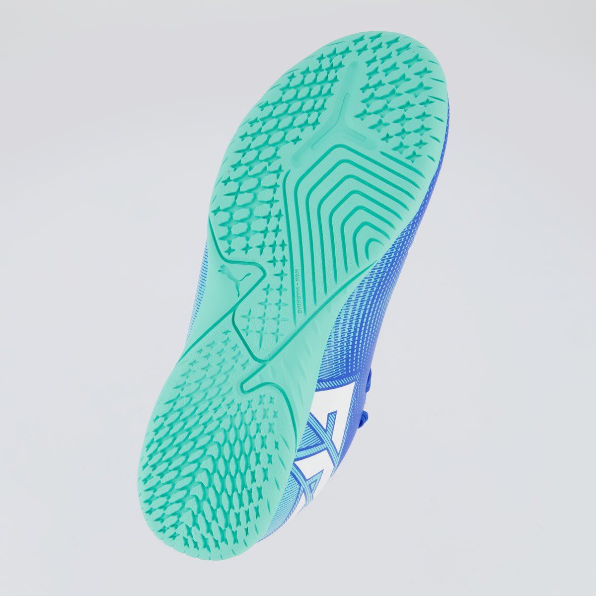 Chuteira Puma Future 7 Play IT PS BDP Futsal Infantil Azul Azul 5