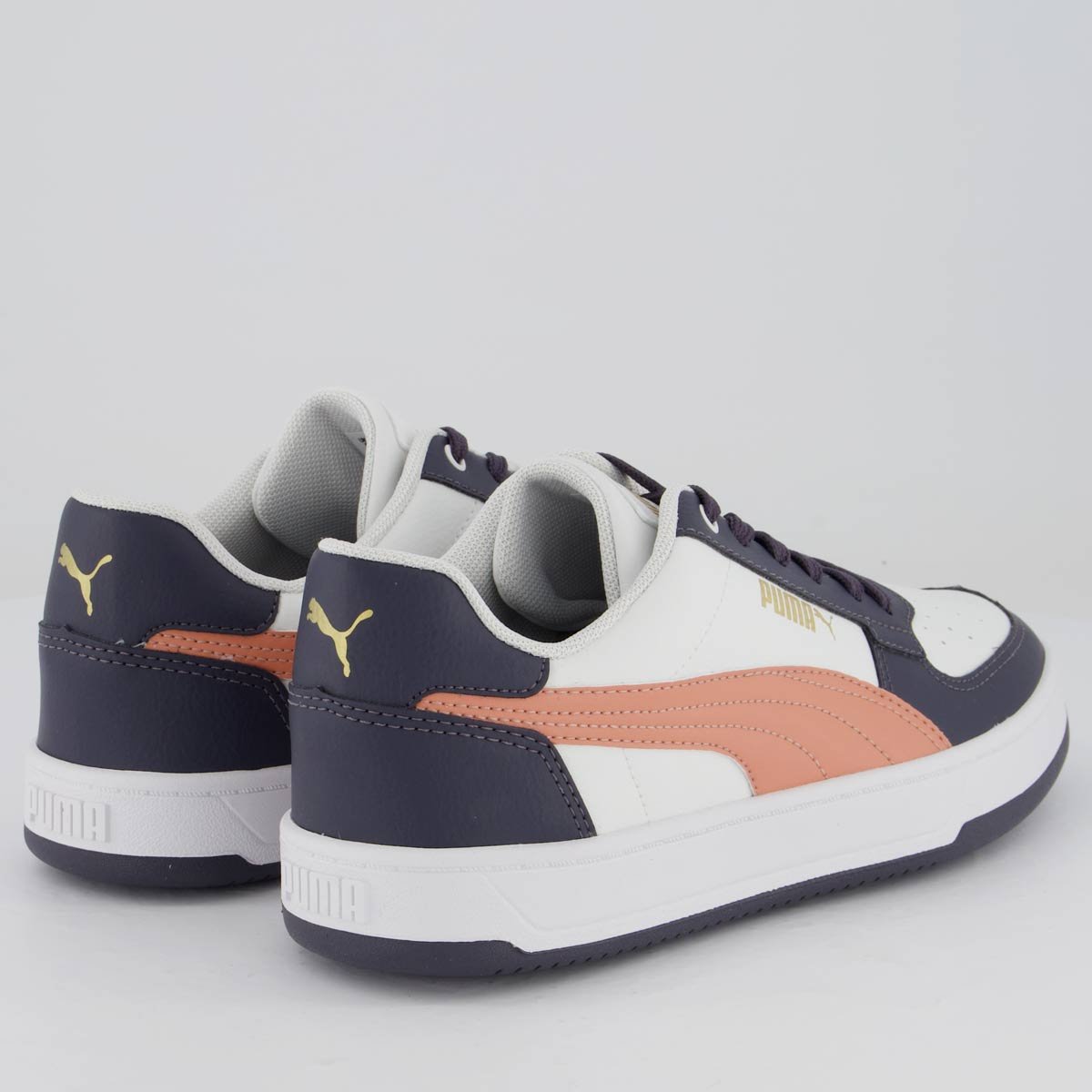 Tênis Puma Caven 2.0 BDP Feminino Branco e Cinza Branco/Cinza 3