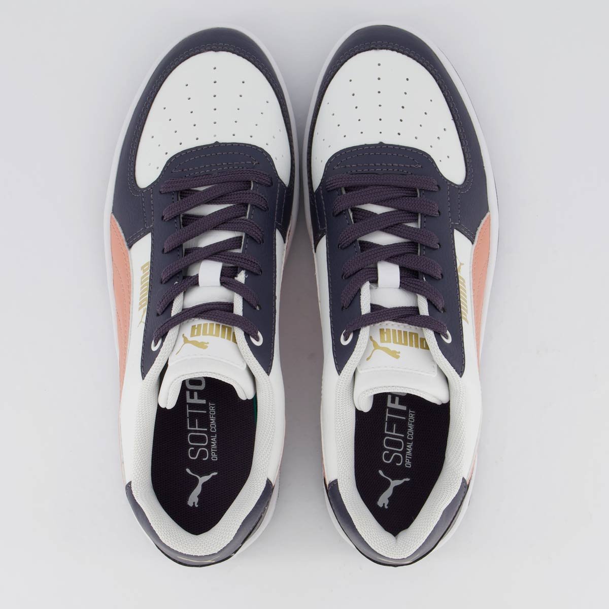 Tênis Puma Caven 2.0 BDP Feminino Branco e Cinza Branco/Cinza 4