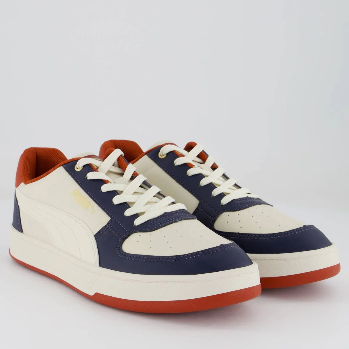 Tênis Puma Caven 2.0 BDP Off White e Vermelho Branco/Vermelho 2