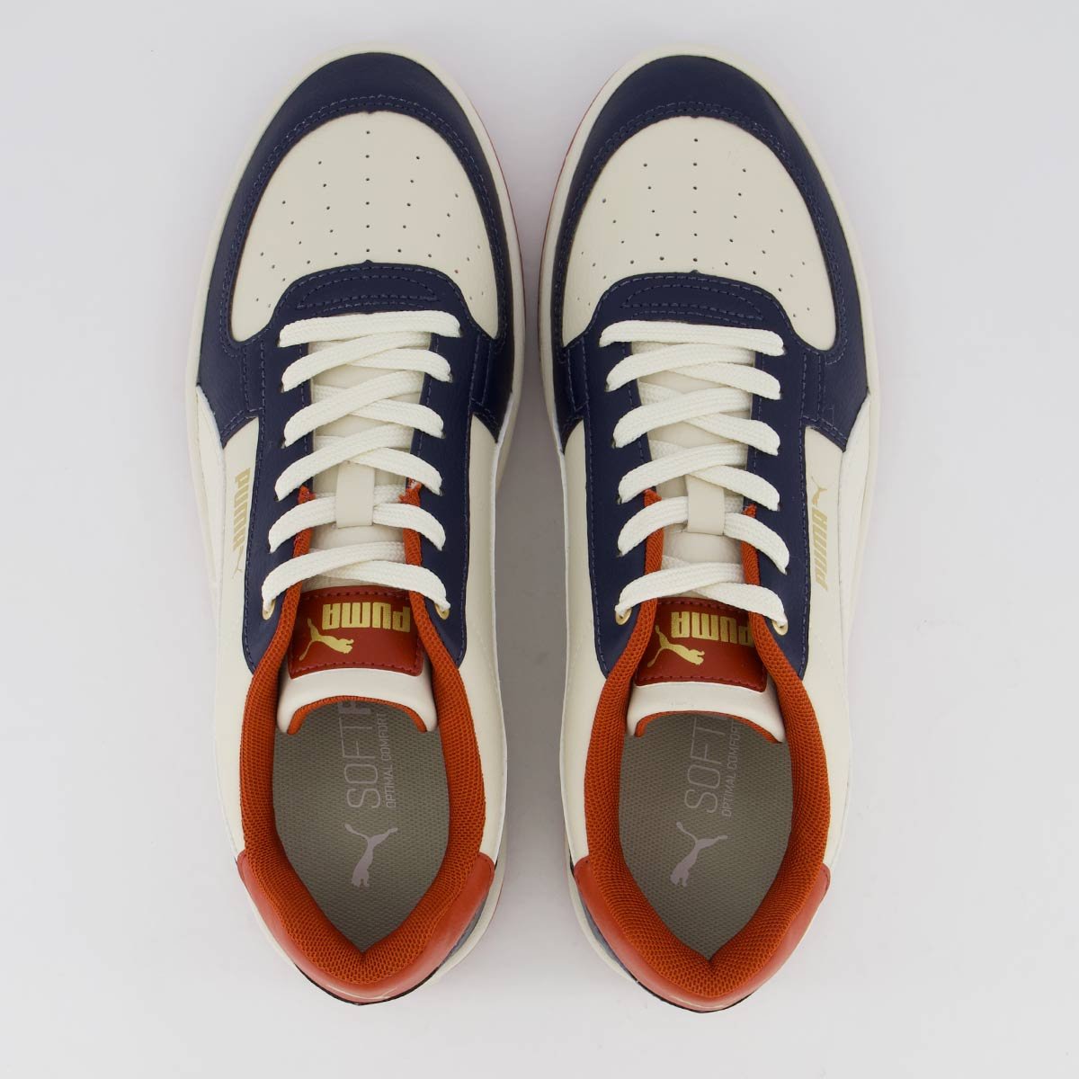 Tênis Puma Caven 2.0 BDP Off White e Vermelho Branco/Vermelho 4