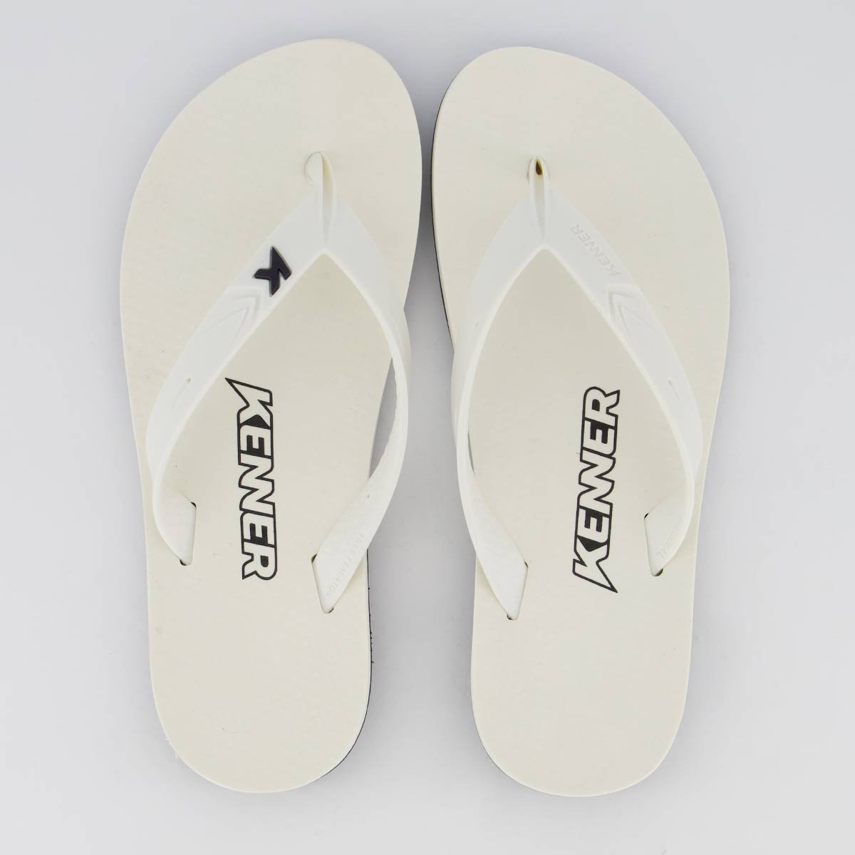 Chinelo Kenner New Summer Branco e Preto Branco/Preto 1
