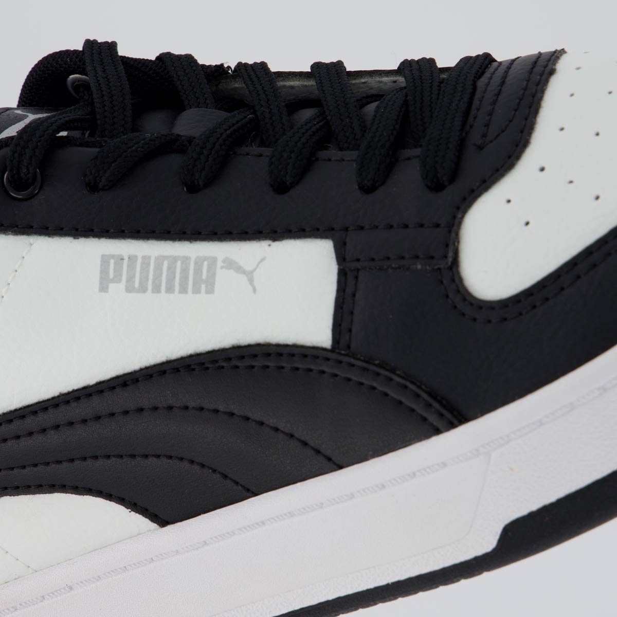 Tênis Puma Caven 2.0 BDP Preto e Prata Preto 7