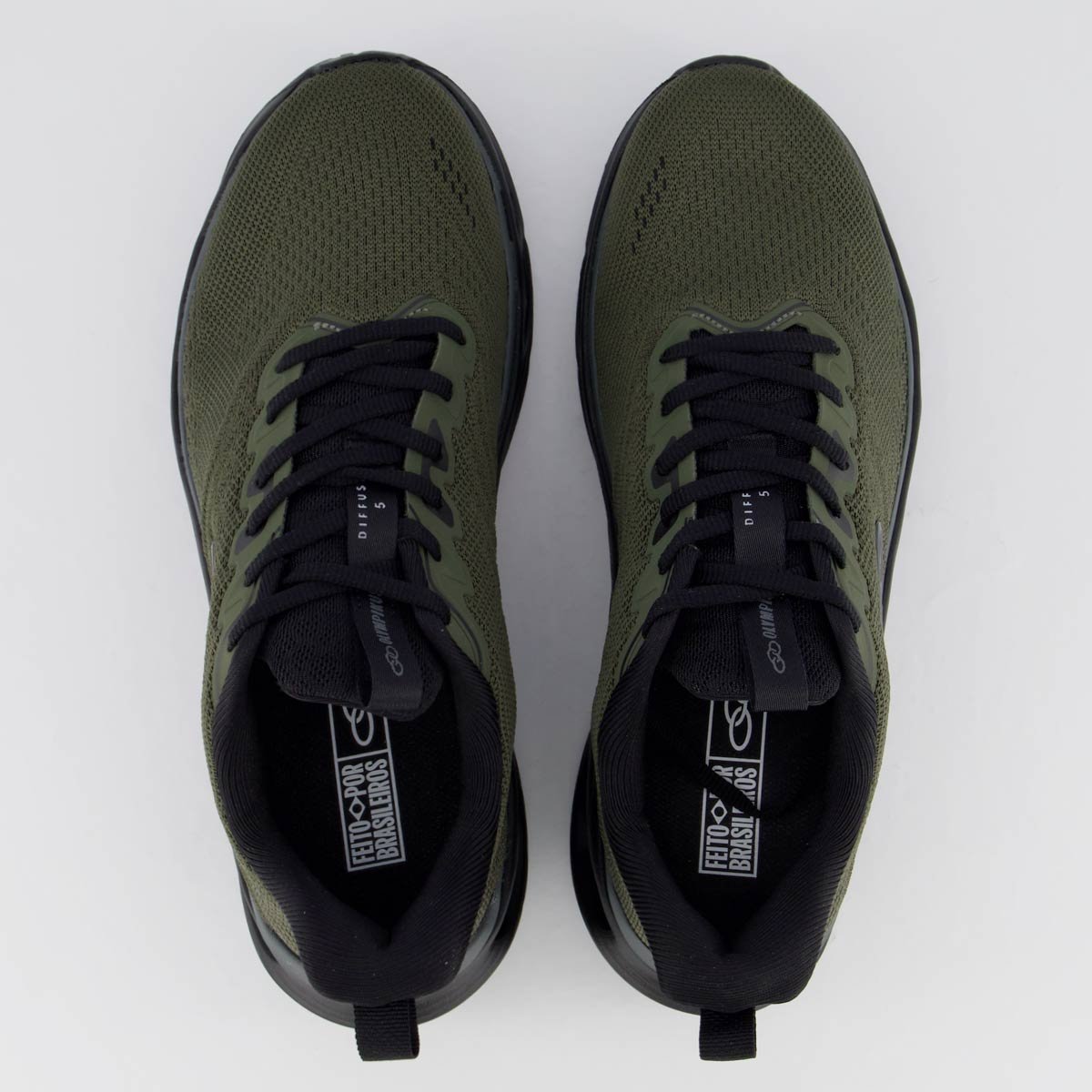 Tênis Olympikus Diffuse 5 Verde Militar Militar 4