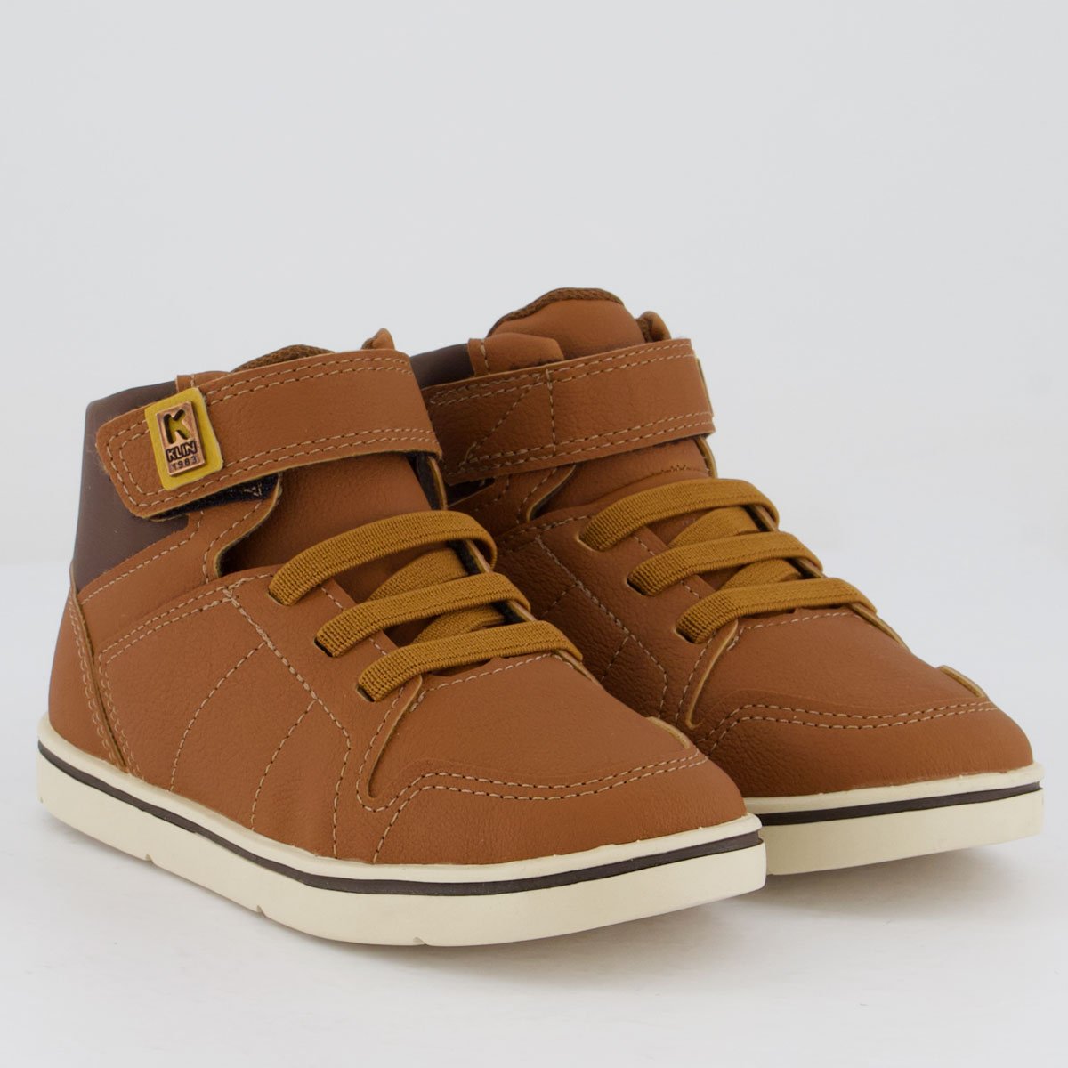 Tênis Klin Flyer Cano Médio Infantil Marrom Marrom 2
