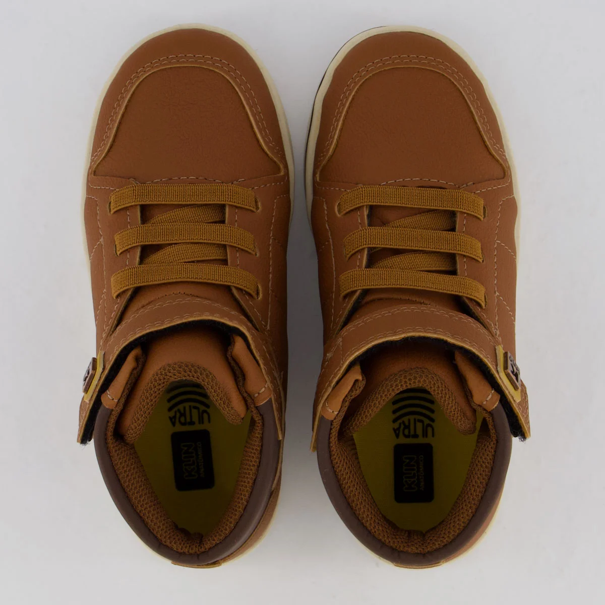 Tênis Klin Flyer Cano Médio Infantil Marrom Marrom 4