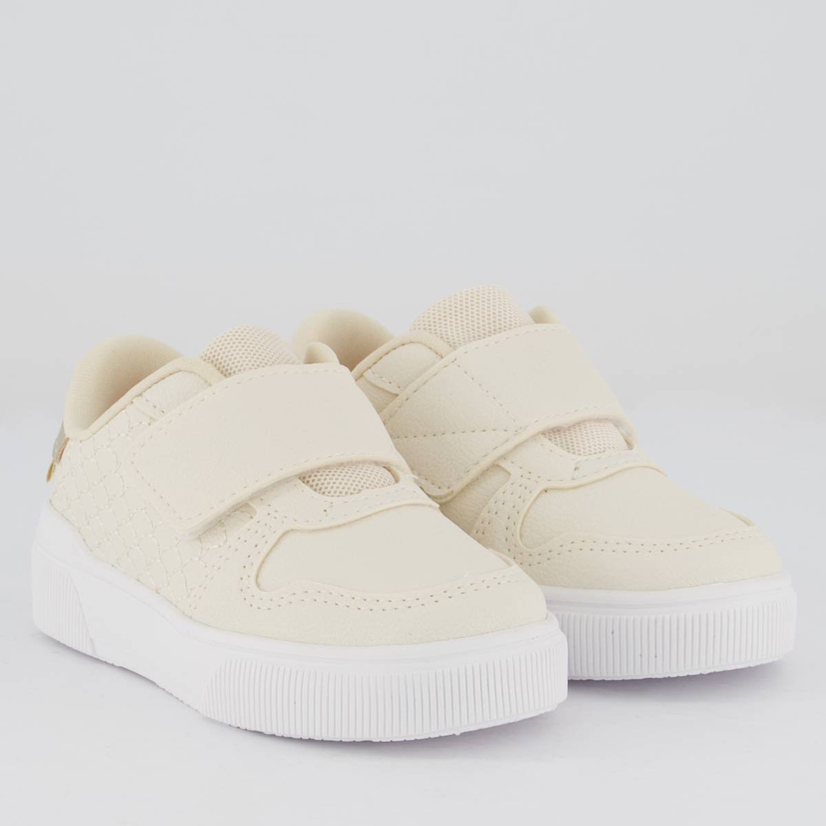 Tênis Klin Sky Infantil Off White e Dourado Branco/Dourado 2
