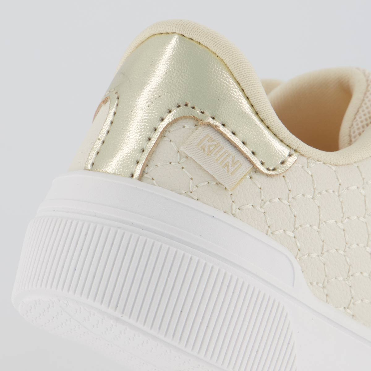 Tênis Klin Sky Infantil Off White e Dourado Branco/Dourado 6