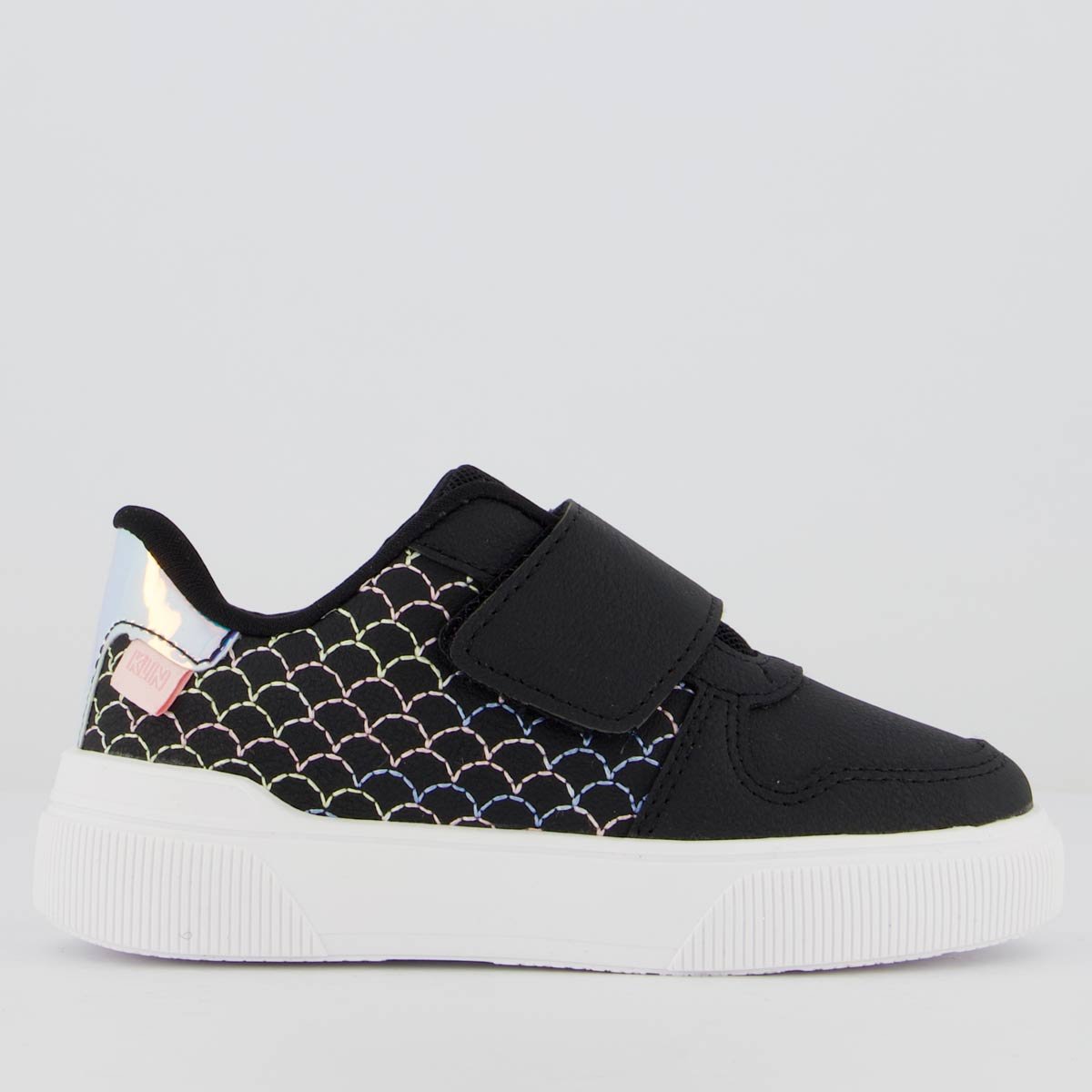 Tênis Klin Sky Holográfico Infantil Preto Preto 1