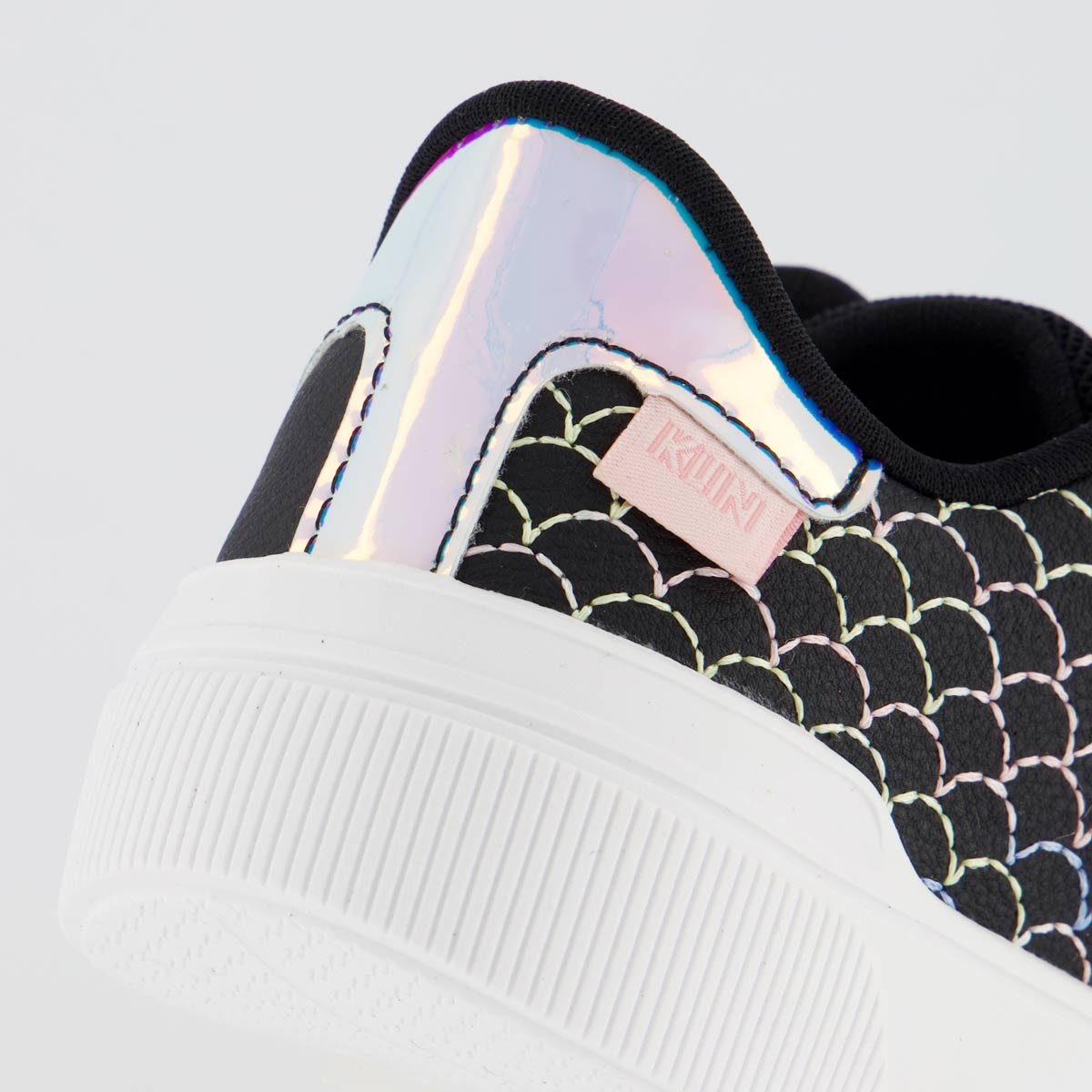 Tênis Klin Sky Holográfico Infantil Preto Preto 6