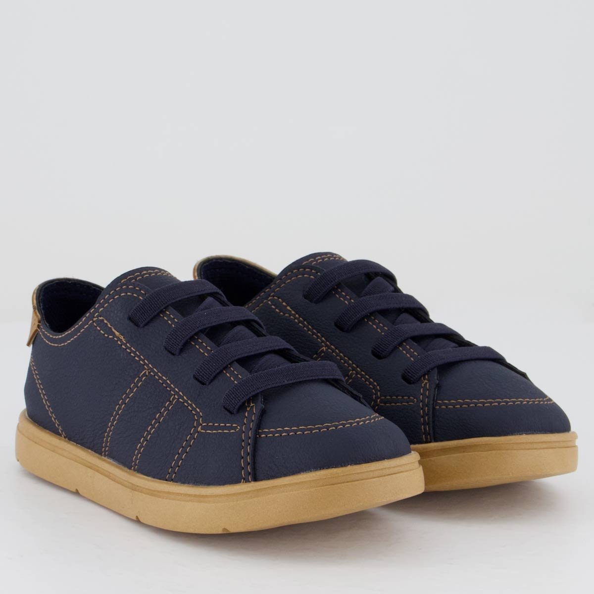 Tênis Klin Flyer Infantil Marinho e Marrom Azul/Marrom 2