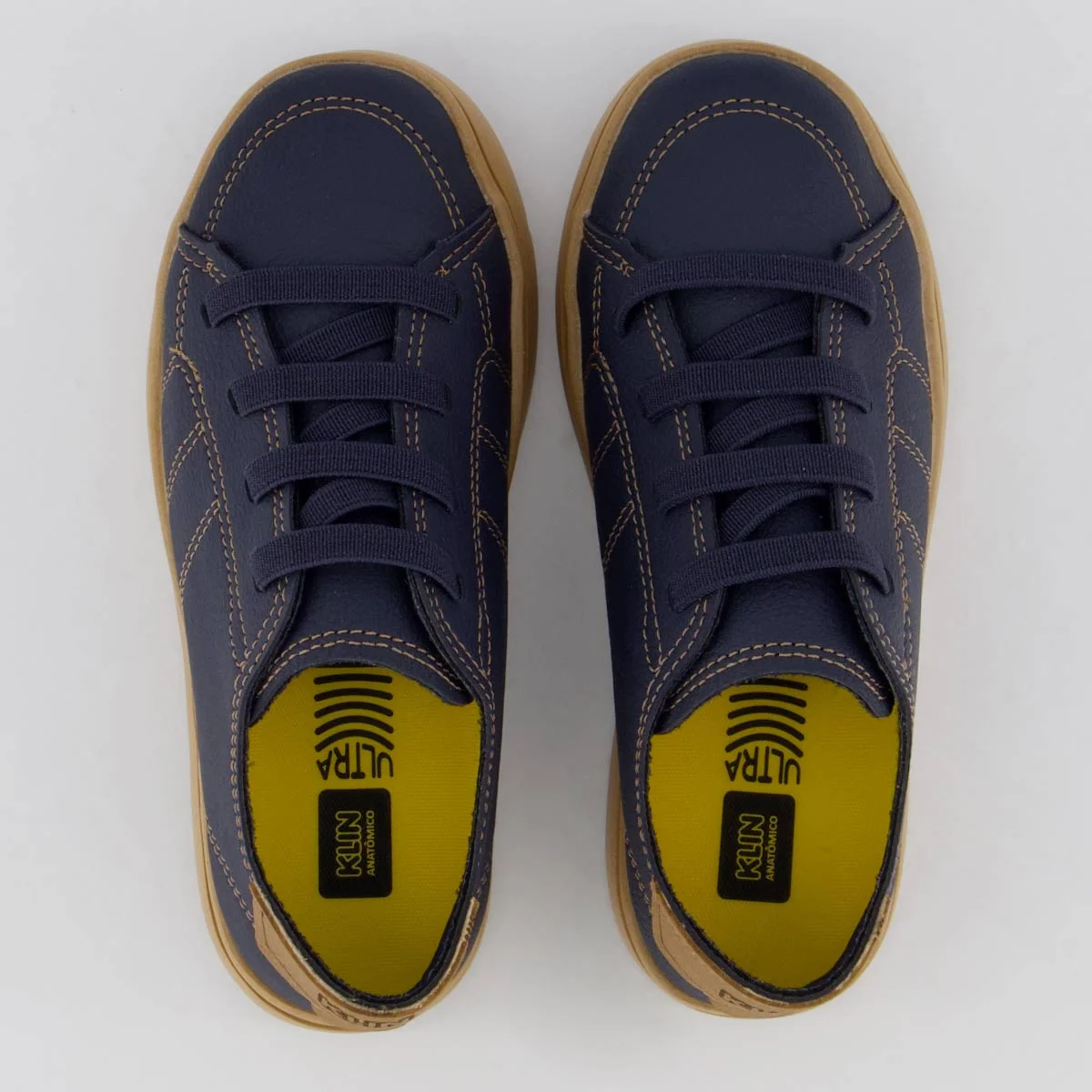 Tênis Klin Flyer Infantil Marinho e Marrom Azul/Marrom 4