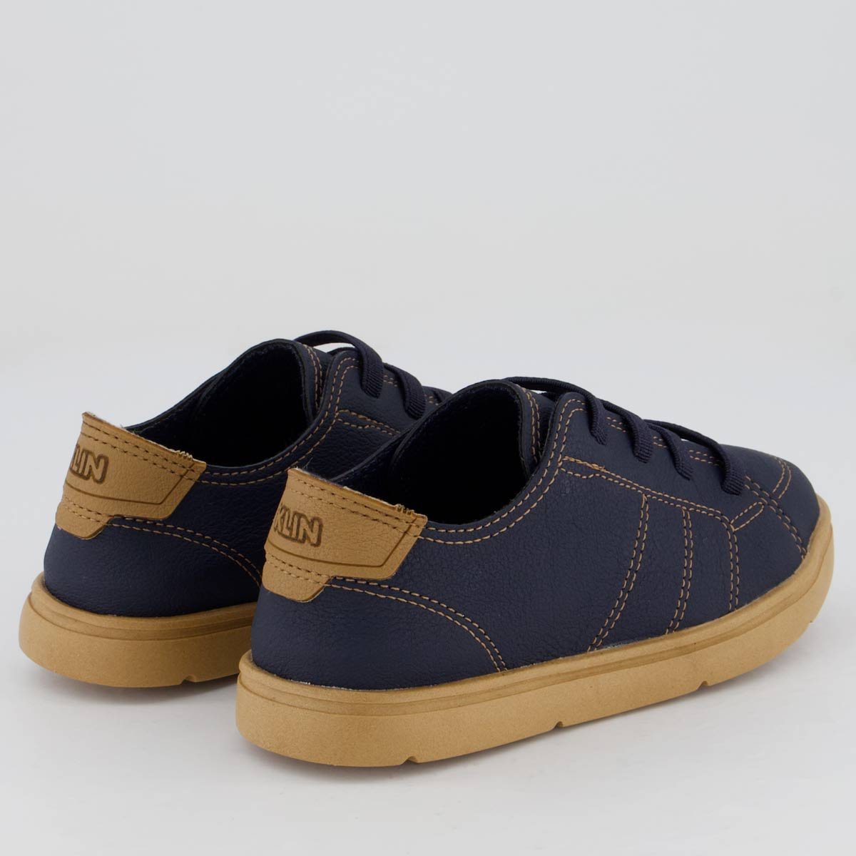 Tênis Klin Flyer Infantil Marinho e Marrom Azul/Marrom 3