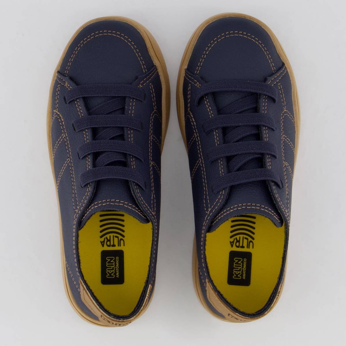 Tênis Klin Flyer Infantil Marinho e Marrom Azul/Marrom 4