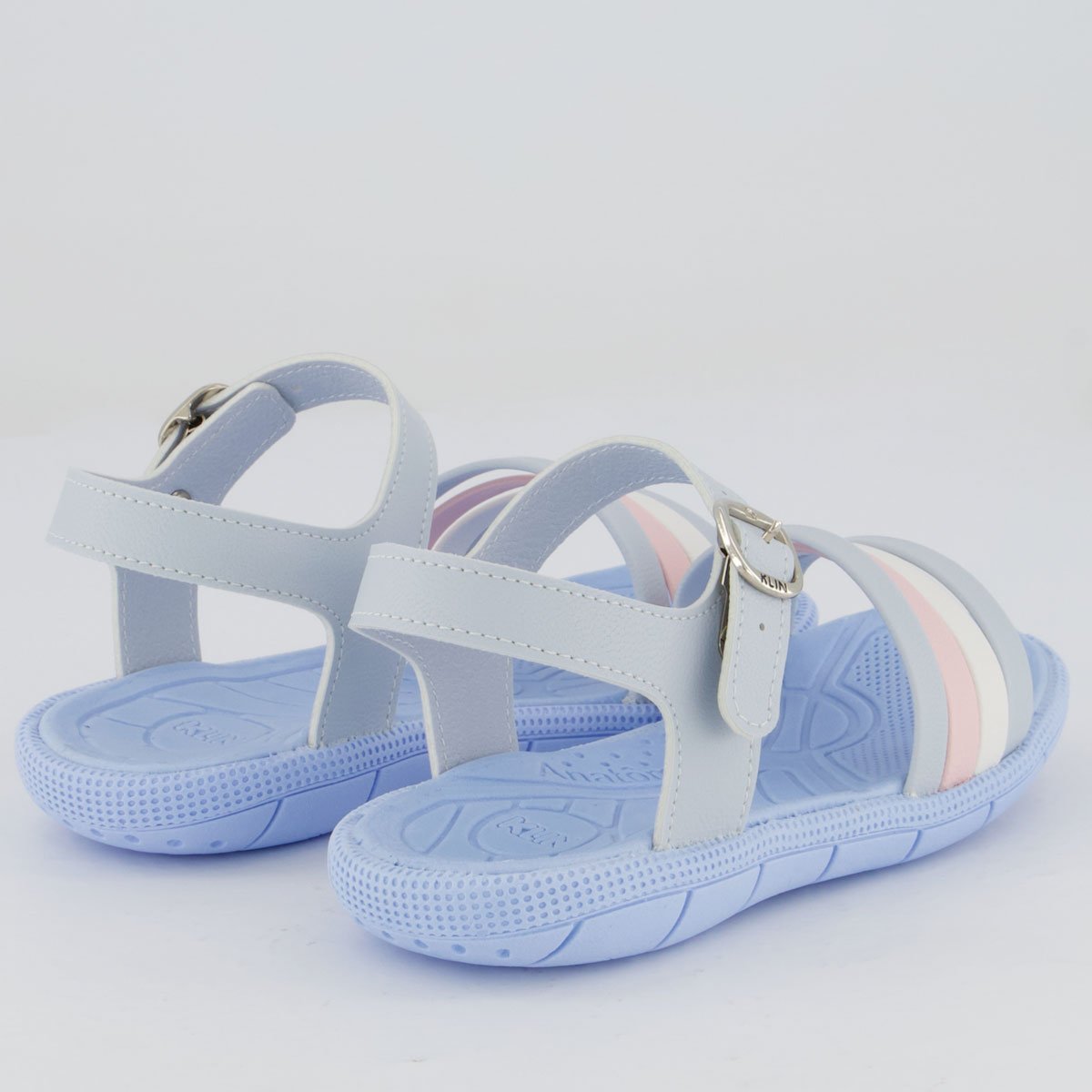 Sandália Klin Tic Tac Infantil Azul Claro Azul 3