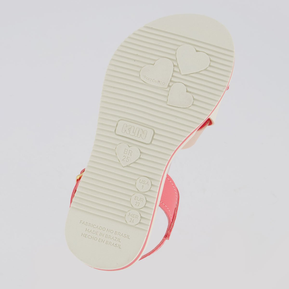 Sandalia Klin Lolinha Infantil Rosa Rosa 5