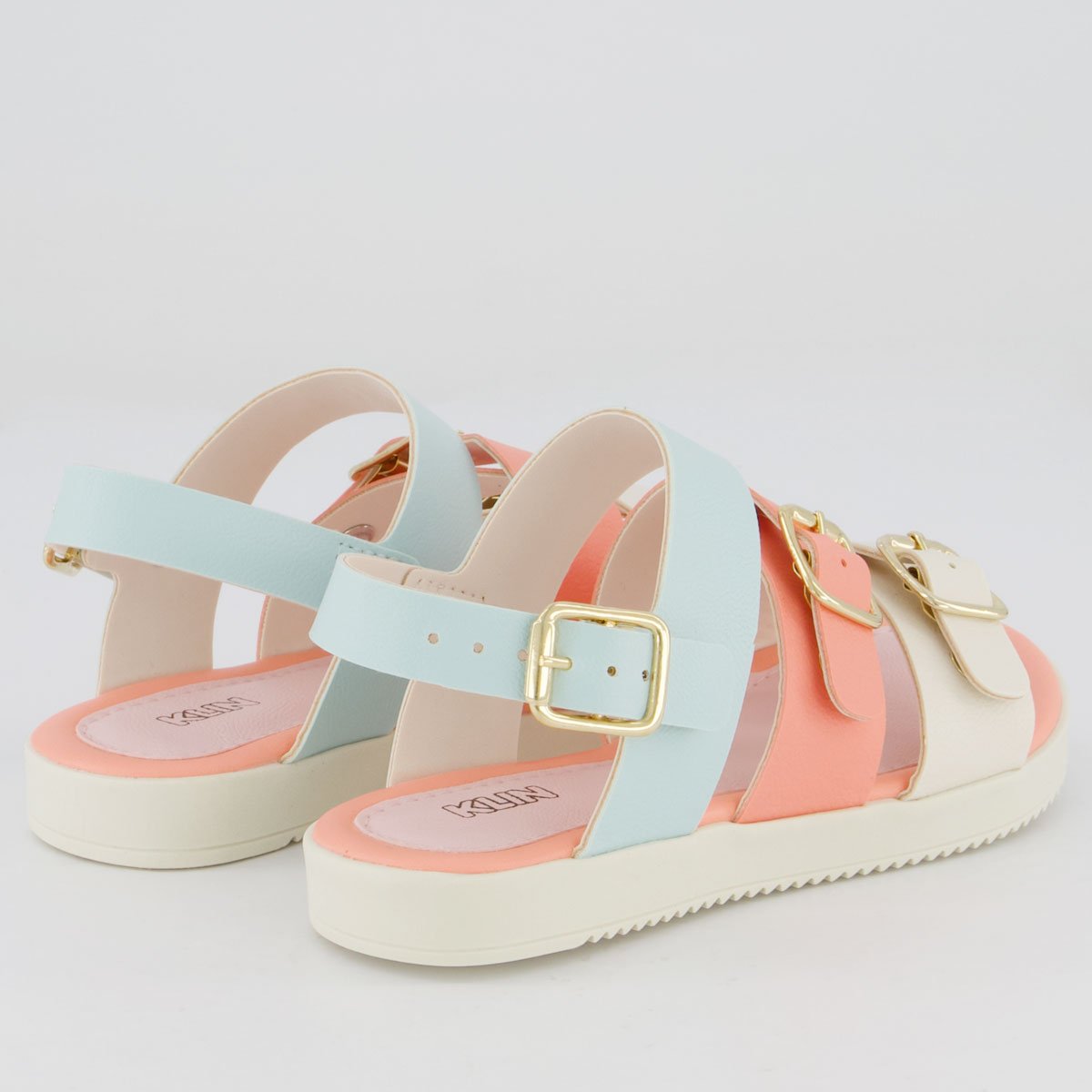Sandalia Klin Lolinha Infantil Bege e Azul Bege/Azul 3