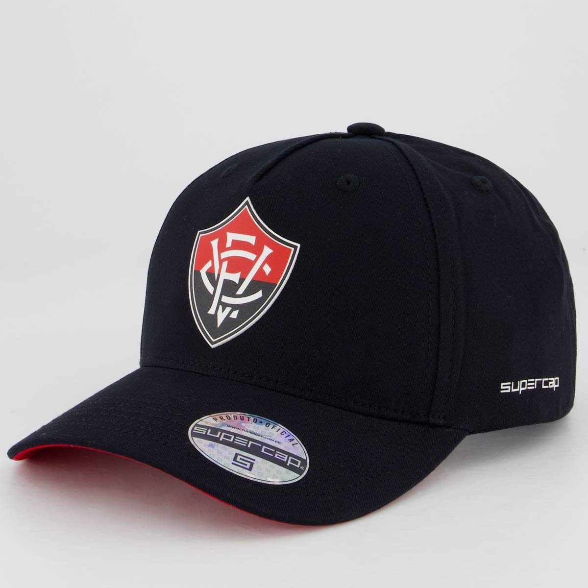 Boné Vitória Americano Preto e Vermelho Preto/Vermelho 1