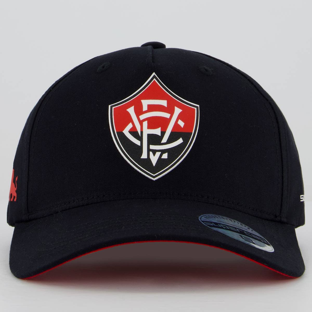 Boné Vitória Americano Preto e Vermelho Preto/Vermelho 2