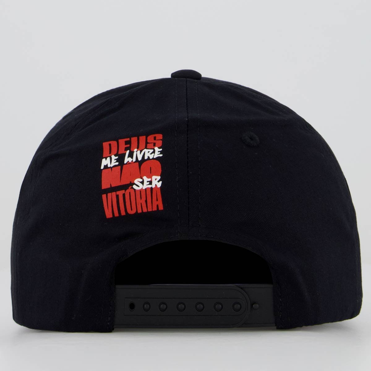 Boné Vitória Americano Preto e Vermelho Preto/Vermelho 3