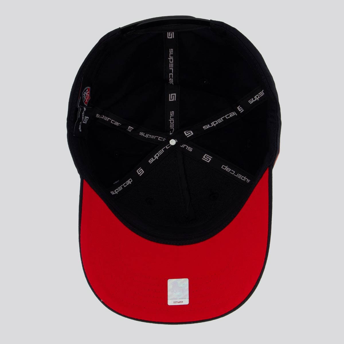 Boné Vitória Americano Preto e Vermelho Preto/Vermelho 4