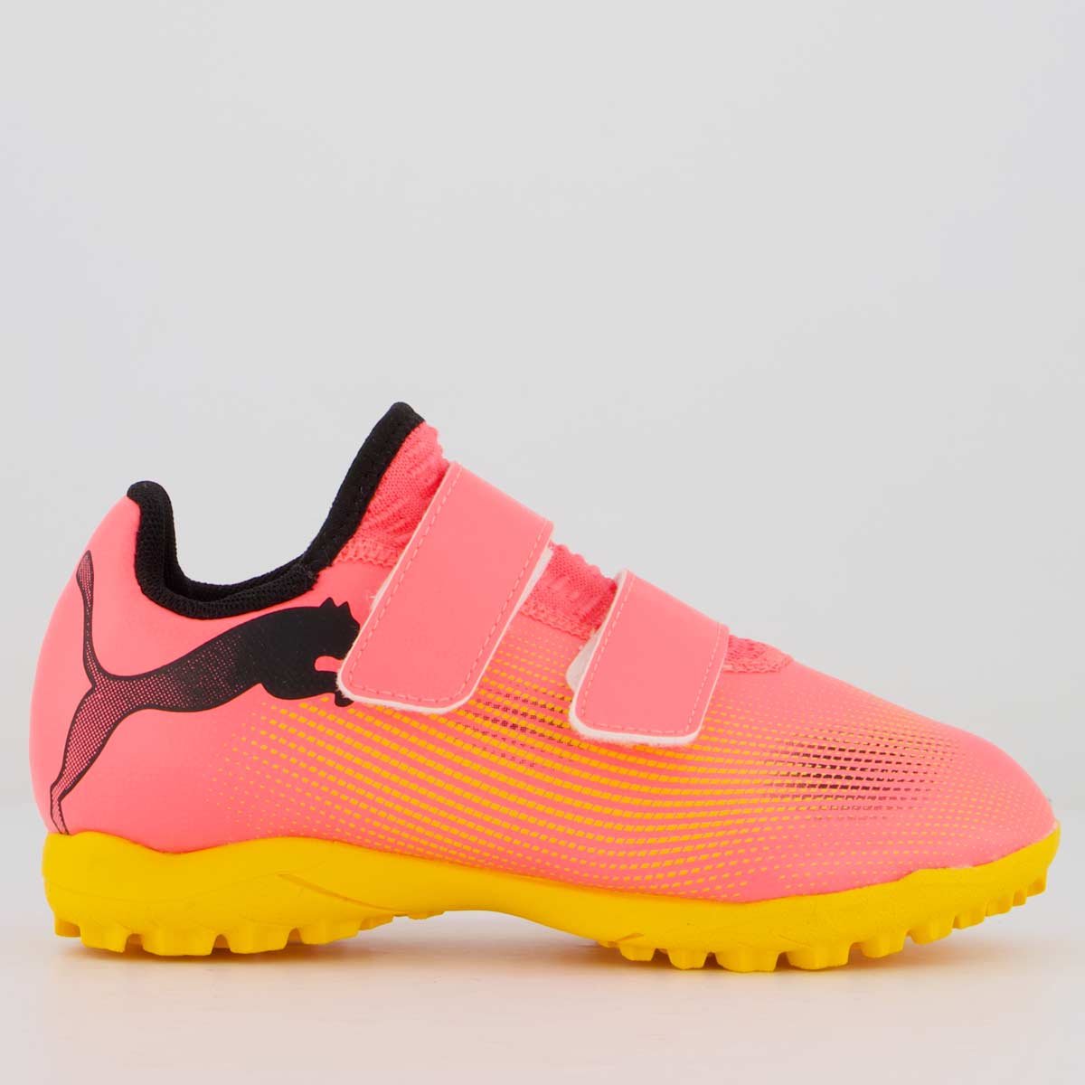 Chuteira Puma Future 7 Play TT V PS Society Kids Rosa Rosa 1