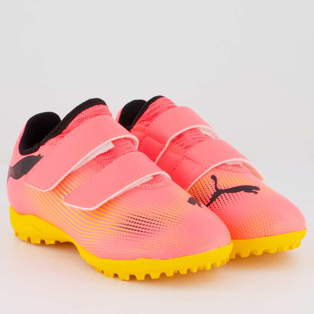 Chuteira Puma Future 7 Play TT V PS Society Kids Rosa Rosa 2