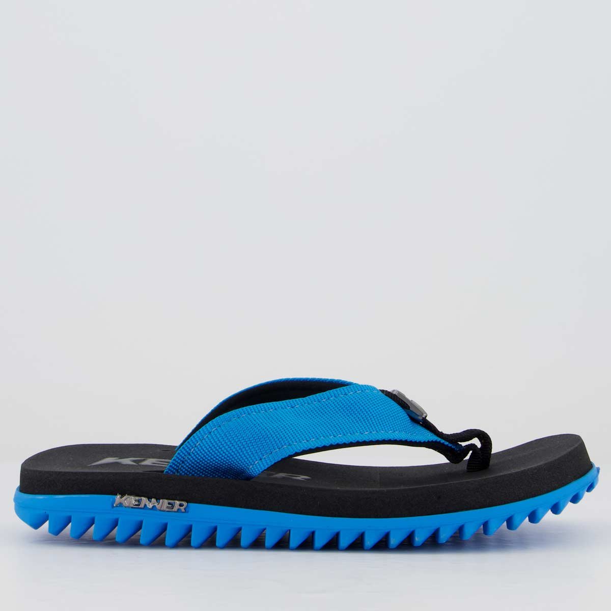 Chinelo Kenner Kivah Juvenil Preto e Azul Preto/Azul 2