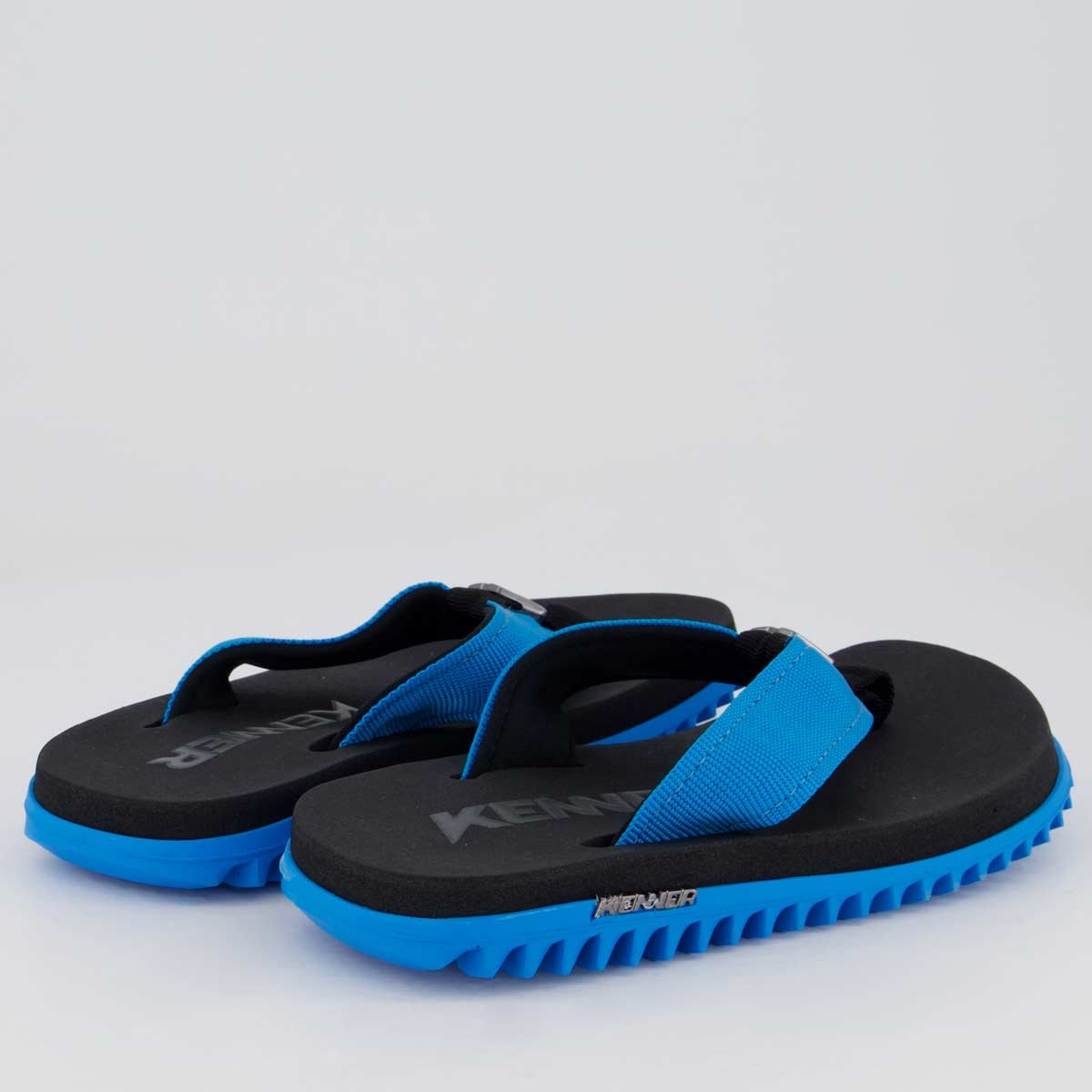 Chinelo Kenner Kivah Juvenil Preto e Azul Preto/Azul 4