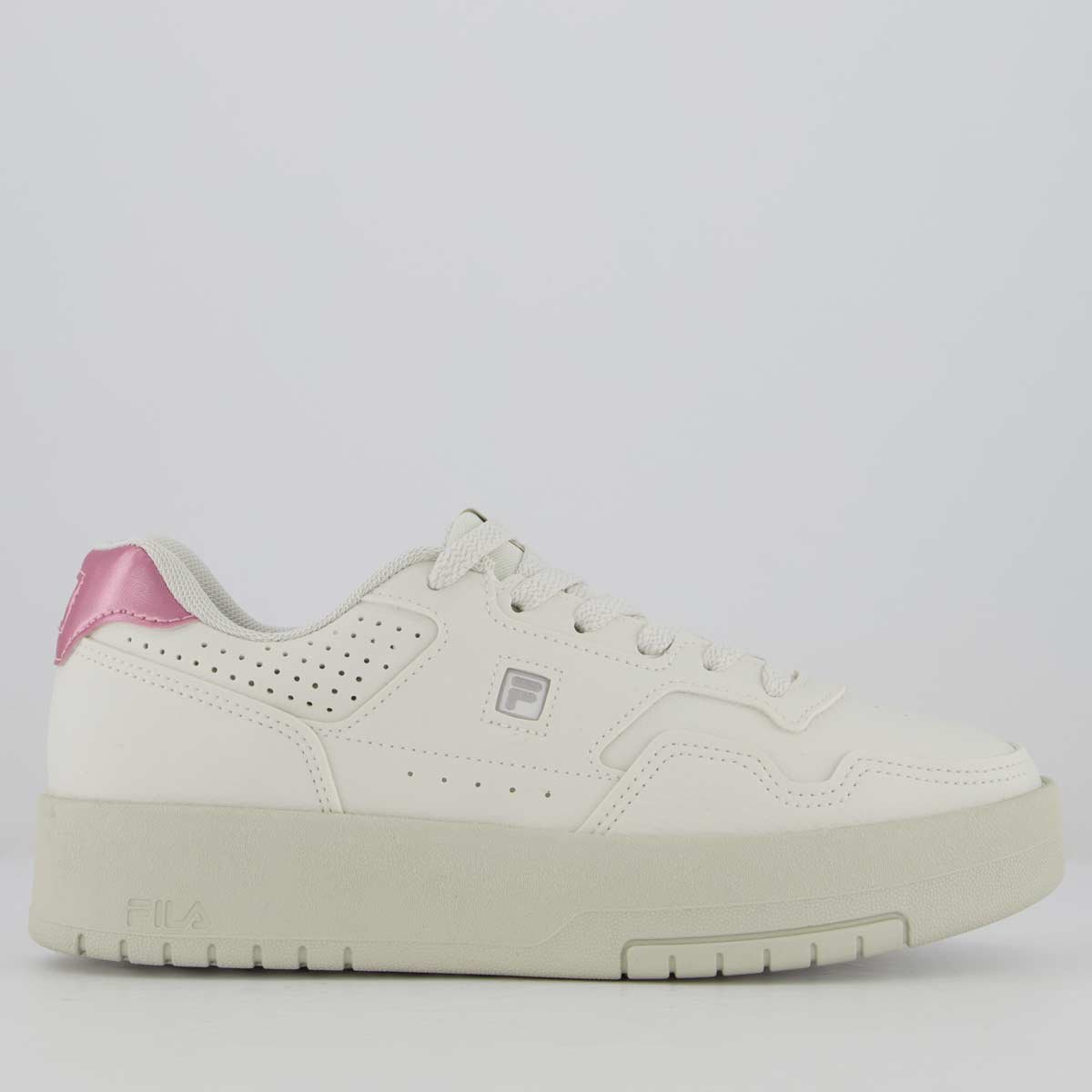 Tênis Fila Ardenza Feminino Branco e Rosa Branco/Rosa 1