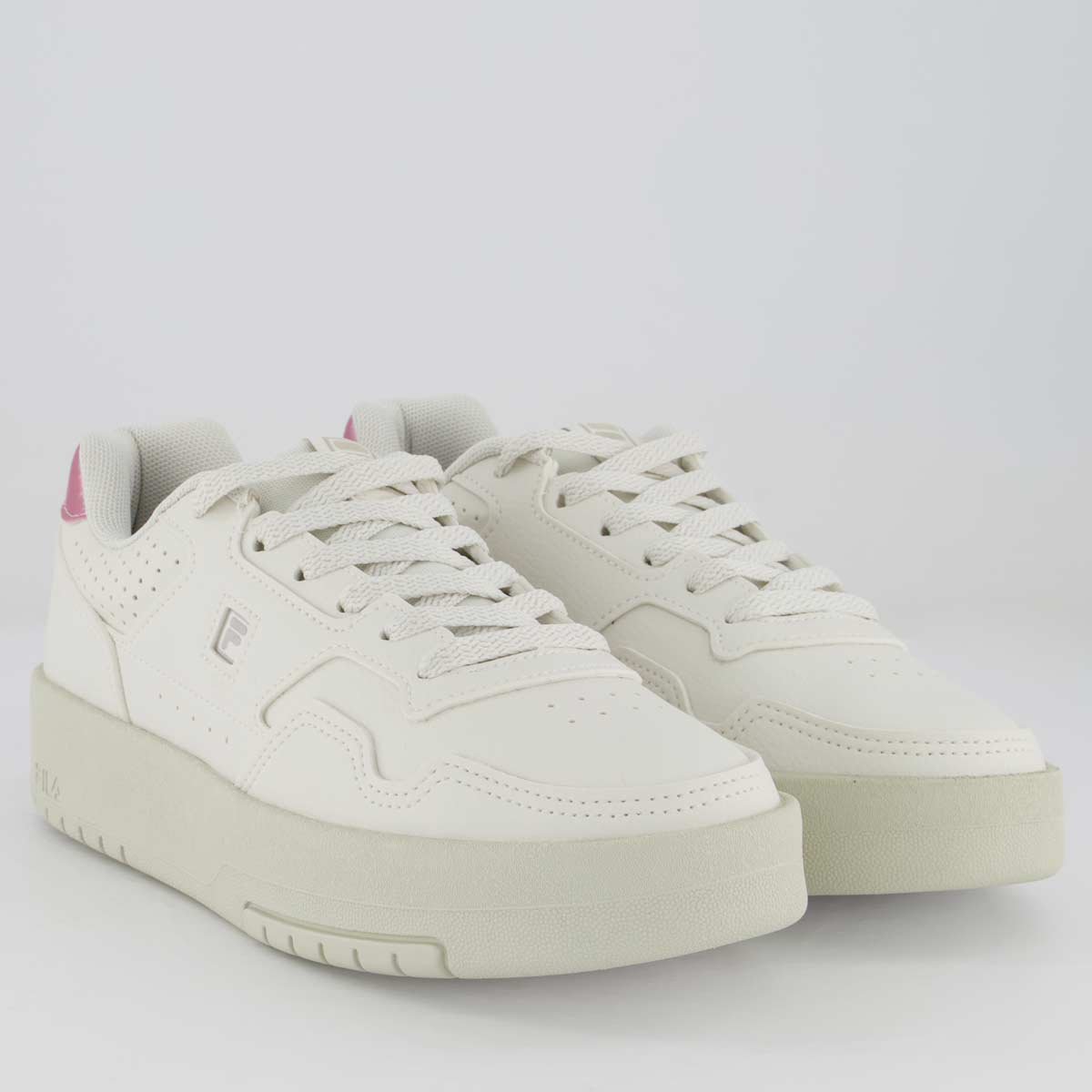 Tênis Fila Ardenza Feminino Branco e Rosa Branco/Rosa 2