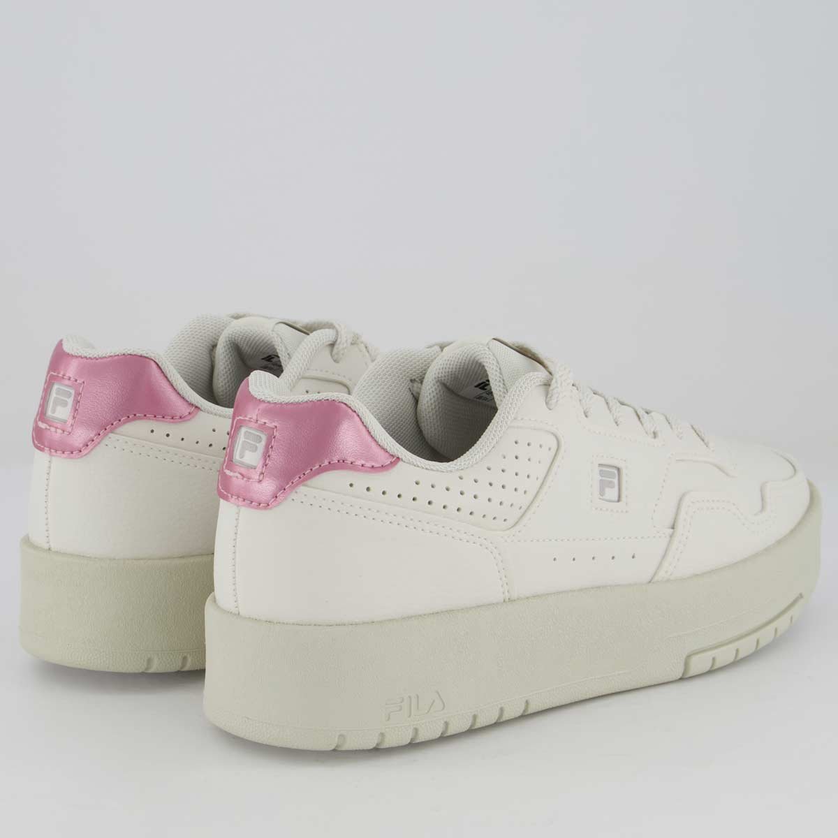 Tênis Fila Ardenza Feminino Branco e Rosa Branco/Rosa 3