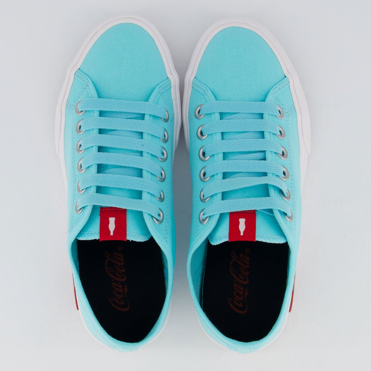 Tênis Coca Cola Blend Classic Ciano Azul 4