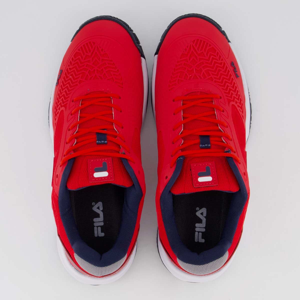 Tênis Fila Acer Vermelho e Marinho Vermelho/Azul 4