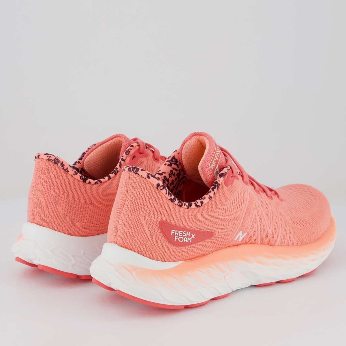 Tênis New Balance Fresh Foam X Evoz V3 Feminino Coral Laranja 3