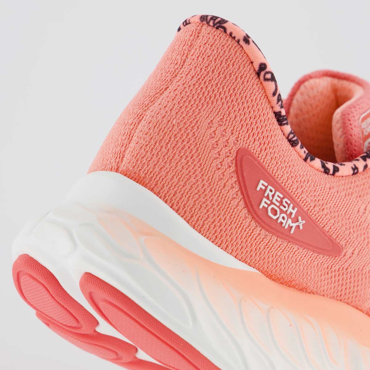 Tênis New Balance Fresh Foam X Evoz V3 Feminino Coral Laranja 6